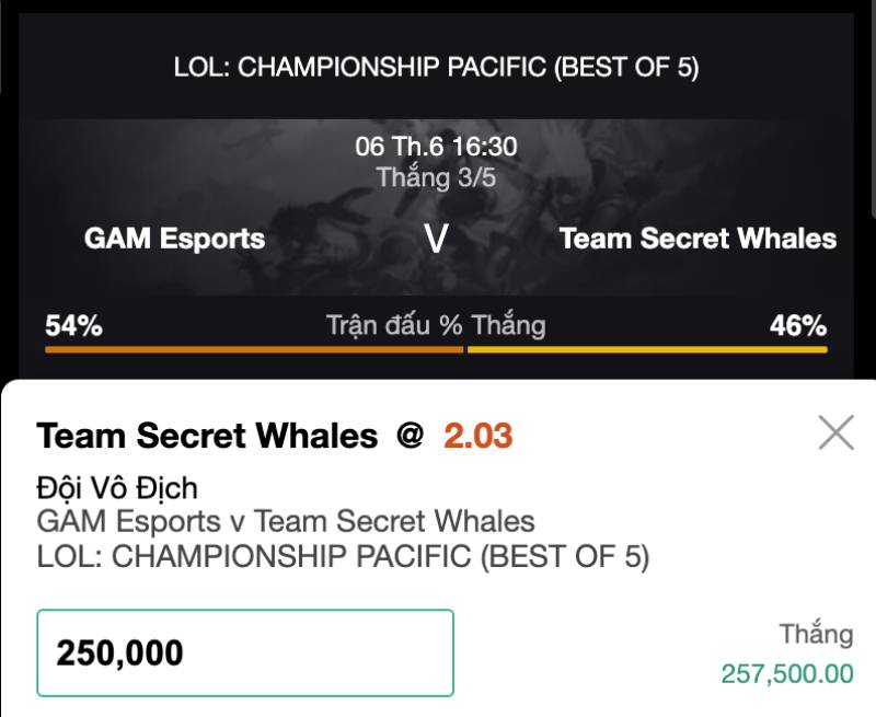 Cách tham gia cá cược Liên Minh Huyền Thoại